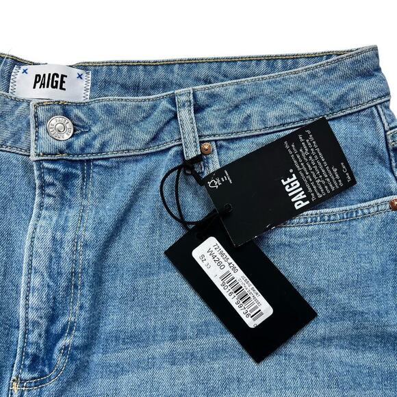 New Women’s Paige Jessie Skirt In Cynthia Distressed Size 34 - Picture 3 of 12